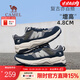 駱駝運動(dòng)鞋男網(wǎng)面透氣2025秋季新款增高復古休閑跑步鞋子男 G15A852001 深藍 42