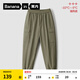 蕉內(nèi)5系兒童抓絨戶(hù)外長(zhǎng)褲女童男童休閑運(yùn)動(dòng)褲子保暖加厚秋冬裝 【502+++加絨款】雪松綠 110