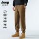JEEP SPIRIT沖鋒褲男女秋季戶(hù)外登山工裝褲情侶軟殼褲子長(cháng)褲3713 棕色 XL