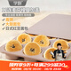 學(xué)廚麥芬模具喜餅大鼓面包模具家用12連杯不粘蛋月燒模具老式雞蛋糕模 12連麥芬模具+蓋子