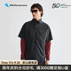KLATTERMUSEN攀山鼠10468維德男款輕量套頭短袖夾克-Vidre Zip SS Jacket M's 999/Black黑色 M