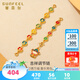賽菲爾18K金琺瑯吉祥調(diào)節(jié)鏈延長(zhǎng)鏈國(guó)風(fēng)琺瑯八大佛喜樂(lè)手鏈DIY項(xiàng)鏈配件 平安喜樂(lè)鏈（單鏈無(wú)財(cái)神）-93