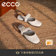 愛(ài)步（ECCO）穆勒鞋女 夏季時(shí)尚百搭羊皮包頭涼拖鞋女 安妮方頭208573 石灰色20857301378 37