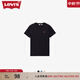 Levi's李維斯25春夏新款情侶簡(jiǎn)約休閑時(shí)尚寬松LOGO印花短袖T恤 黑色 002U3-0001 L