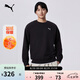 PUMA秋季新款休閑外搭加絨衛(wèi)衣ESS RELAXED CREW FL 632292 M
