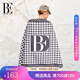 范德安（BALNEAIRE）千鳥(niǎo)格浴巾吸水巾時(shí)尚復古親膚游泳速干巾沙灘巾海邊毛巾 BSGJ028 黑白千鳥(niǎo)格 均碼