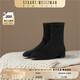 STUART WEITZMAN/SW ODETTA 秋冬經(jīng)典粗方跟短靴女鞋靴子圓頭瘦瘦靴奢侈