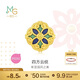 周生生黃金轉運珠Charme四方云紋國風(fēng)足金串珠不含繩92671C定價(jià)