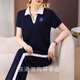SUSTYLE奢侈高檔品牌女裝條絨運(yùn)動服套裝女外套連帽衛(wèi)衣潮牌休閑兩件套 寶藍(lán)套裝 XL (適合106-115斤)