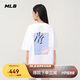 MLB男女短袖T恤印花后背時(shí)尚寬松25季新款3ATSM2153-50WHS-M
