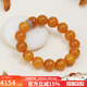 布達拉宮足銀蜜蠟手串男女士款琥珀蜜蠟雞油黃單圈簡(jiǎn)約手鏈七夕情人節禮物 足銀蜜蠟手串