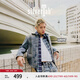 Levi's?SilverTab?25年春夏新款男士美式復(fù)古時尚牛仔夾克外套 藍(lán)色 004GJ-0000 M