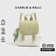 CHARLIE&KELLI CK品牌雙肩包女士2025新款輕便媽咪小背包書(shū)包卡通休閑女包禮物 綠色【代寫(xiě)賀卡 禮袋包裝 】