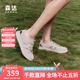森達羅馬涼鞋女款2025夏新商場(chǎng)同款運動(dòng)風(fēng)休閑豬籠鞋4CFQ1BK5 米色 37
