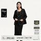VEROMODA 西裝外套女2024秋冬新款小香風(fēng)直筒V領(lǐng)長(cháng)外套氣質(zhì)優(yōu)雅324348001