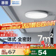 惠普全光譜護眼三防吸頂燈led超薄臥室廚衛(wèi)陽臺走廊過道中山包安裝