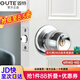 固特【GUTE】球形鎖不銹鋼臥室門鎖室內(nèi)衛(wèi)生間圓球型鎖銅鎖芯 【鋼色】中心距70mm【長(zhǎng)舌鎖】 左右方向通用