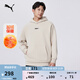 彪馬（PUMA）加絨純色秋冬衛(wèi)衣套頭衫男女情侶長袖連帽運動上衣534364 仙人掌色-41 2XL (190/108A)