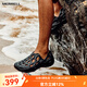 邁樂（Merrell）溯溪鞋洞洞鞋HYDRO NEXT MOC毒液3厚底舒適透氣沙灘鞋情侶 J006031-暗夜黑 男 43 高/寬腳拍大一碼
