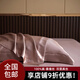 枕水人家重磅25姆米雙面真絲枕套100%桑蠶絲絲綢北歐風(fēng)單人枕頭套純色枕套 浮光掠影葡萄磚 一對 48cm*74cm