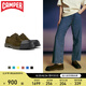 看步（CAMPER）Junction新款設(shè)計(jì)時(shí)尚樂福鞋男鞋低幫商務(wù)休閑皮鞋通勤真皮皮鞋 軍綠色 016 42 男