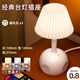 小米鍋巴家用床頭臺燈主臥室高級感輕奢小夜燈嬰兒喂奶護眼usb睡眠燈插座 三色光-扇形[3插位]總長(cháng)0.8米