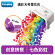 LALAPLAY兒童透彩雪花片大號積木加厚立體拼插玩具男童女孩寶寶幼兒園2歲3【劃算】500片：透彩雪花片（含收納箱）