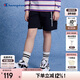 Champion冠軍男女童短褲2025夏季新款潮流經(jīng)典休閑學(xué)院風(fēng)運(yùn)動(dòng)兒童褲子