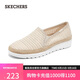 斯凱奇（Skechers）單鞋秋季女鞋2025新款漁夫鞋平底涼鞋淺口百搭休閑鞋114525