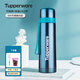特百惠（Tupperware）保溫杯500ml煲粥燜燒壺不銹鋼真空男女保溫保冷水杯子 精裝版-海藍 500ml