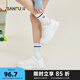 三福低幫板鞋女秋季學(xué)院運動風經(jīng)典休閑薄底小白鞋女鞋839358 白色 35 (225mm)