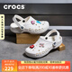 CROCS卡駱馳洞洞鞋女鞋25夏季新款男鞋戶外涉水鞋沙灘鞋情侶涼鞋拖鞋女 10126-100貝雅/白色（尺碼偏大） 37-38 (230mm)