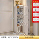 蔻絲（ColesHome）室內簡(jiǎn)易鞋架門(mén)口多層家用鞋子收納窄小宿舍鞋柜置物架 【環(huán)保加厚-白】放2靴+14雙鞋