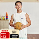 有志者（UZIS）籃球訓(xùn)練運動背心男休閑寬松夏季跑步健身無袖坎肩[隱秘] 白色 L