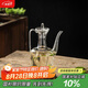 一朵棠 玻璃泡茶壺仿宋手執(zhí)壺耐熱玻璃貴妃壺電陶爐可用 550ml