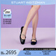 STUART WEITZMAN【新品】SW STEFANIE春夏牛皮革水晶露跟平底鞋女鞋真皮七夕禮物 黑（牛皮革）SW4602024-BLK 37