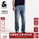 杰克·瓊斯（JACK&JONES）25年男裝秋季直筒牛仔褲男高彈力涼感寬松潮流休閑褲子品牌男褲 153 中牛仔藍-非涼感1 寬松直筒，卡碼拍小 31 175 W31/L30