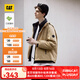 CAT卡特新品男士戶外休閑三防防風(fēng)防潑水防污運(yùn)動(dòng)風(fēng)連帽夾克外套 淺卡其 XL