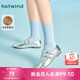 熱風(fēng)秋季新款女士時(shí)尚圓頭一字帶休閑鞋晚晚風(fēng)氣質(zhì)淺口單鞋 13銀色 39 正碼