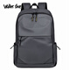 Walker Shop 商務(wù)通勤男士雙肩包大容量輕便休閑背包多功能電腦包出差書(shū)包 灰色 長(cháng)30*厚15*高45cm