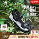 駱駝（CAMEL）包頭涼鞋男夏季新款涼拖鞋男士休閑戶外男士涼鞋運(yùn)動(dòng)沙灘鞋 G14M076669 夜黑色 41