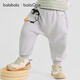 巴拉巴拉balaOne寶寶褲子兒童長(cháng)褲2025秋冬加絨pp褲保暖萌趣209425108206