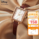 迪士尼（Disney）手表女簡(jiǎn)約氣質(zhì)ins風(fēng)復古防水方形腕表高中生女士手表MK-11605K