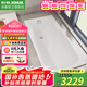 科勒（KOHLER）家用小戶型鑄鐵浴缸 嵌入式1.4米防滑保溫 浴室成人泡澡浴池8262T 鑄鐵浴缸 1400x700x434mm