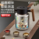 BEMEGA英國純鈦燜茶壺智能老白茶燜泡壺新款大容量暖水壺茶水分離保溫壺 福鹿銀【內(nèi)外抗菌純鈦】1500ml