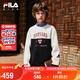 FILA X HARVARD哈佛聯(lián)名童裝男童套頭衛(wèi)衣2025年秋季休閑上衣