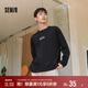 森馬（Semir）長(cháng)袖T恤男重磅寬松打底上衣印花情侶裝秋季內搭外穿101524101211