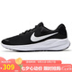 耐克NIKE男子跑步鞋REVOLUTION 7運動(dòng)鞋FB2207-001黑白42