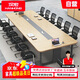 漢宏（HANHONG）會議桌椅組合長桌簡約現(xiàn)代辦公桌商務(wù)接待洽談大小型長條桌