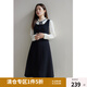 獨(dú)束大碼女裝優(yōu)雅甜美氛圍感時(shí)尚套裝女法式小香風(fēng)外套連衣裙兩件套 連衣裙 2XL